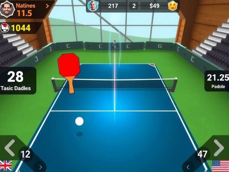 Royal Paddle Supreme multiplayer tournament interface